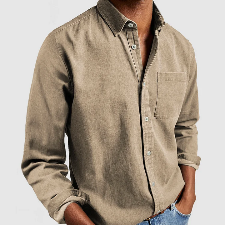 Lewis™ | Afslappet bluse i let bomuld