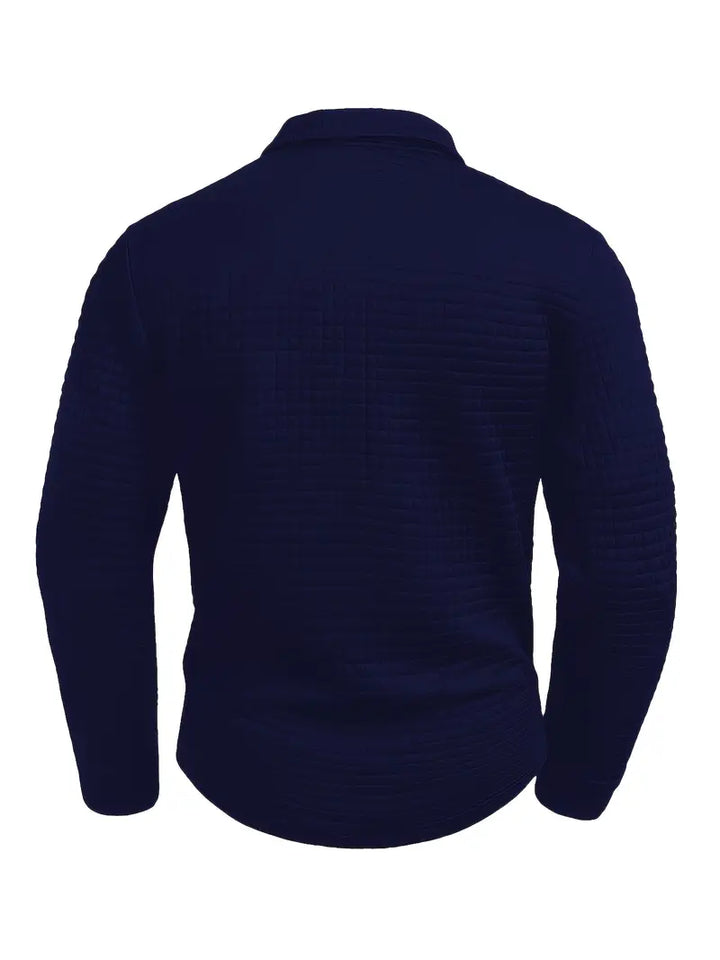 Emilio™ | Struktureret langærmet polo