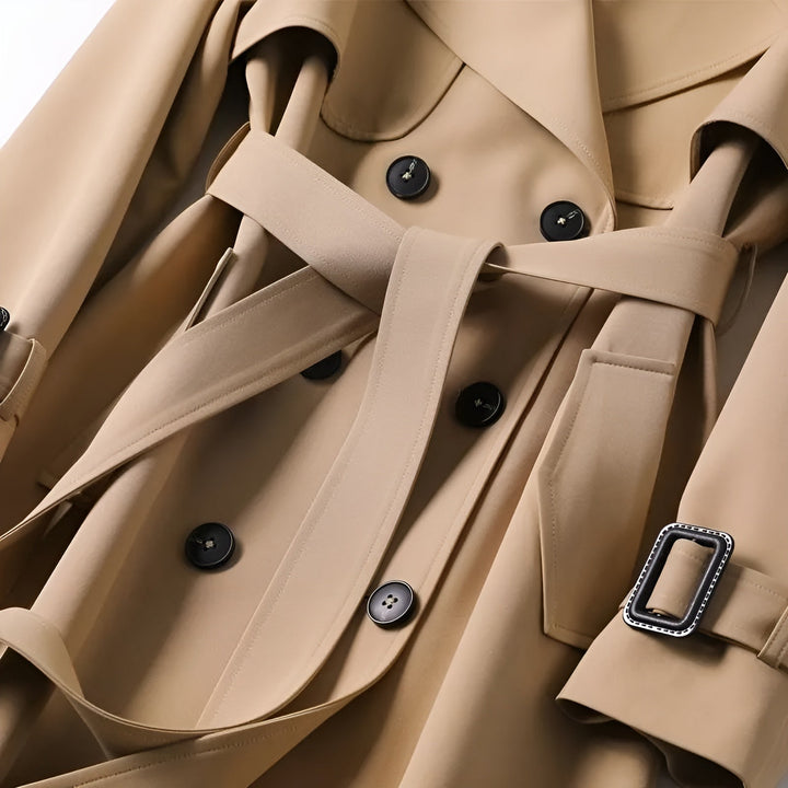 Elena™ | Elegant trenchcoat med bælte