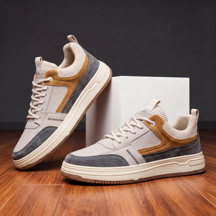 Emil™ | Lædersneakers med slip-on design