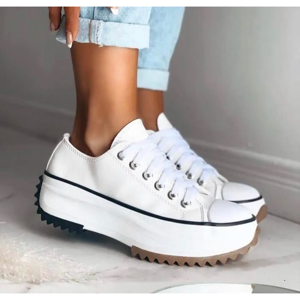 Dominique™ | Elegante plateausneakers