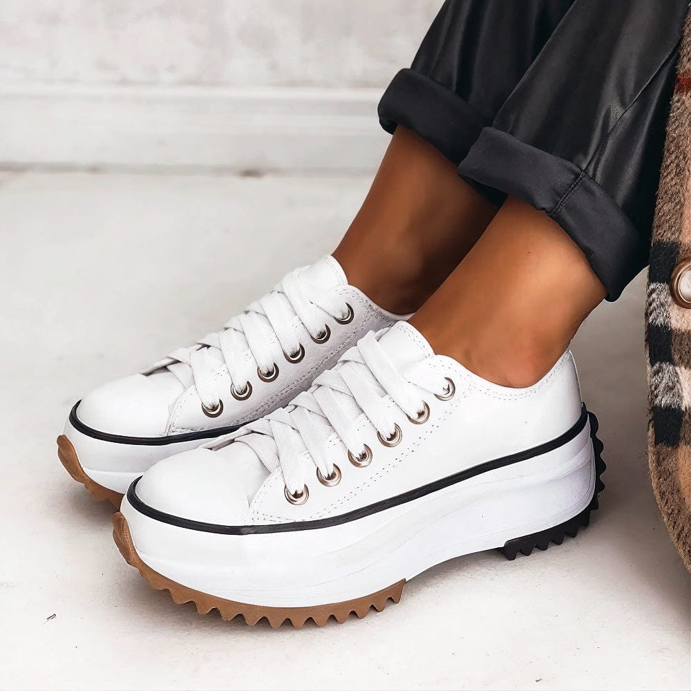Dominique™ | Elegante plateausneakers