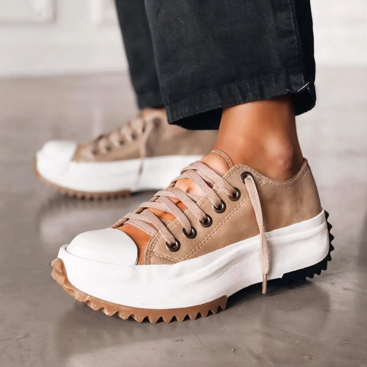 Dominique™ | Elegante plateausneakers