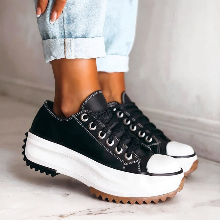 Dominique™ | Elegante plateausneakers