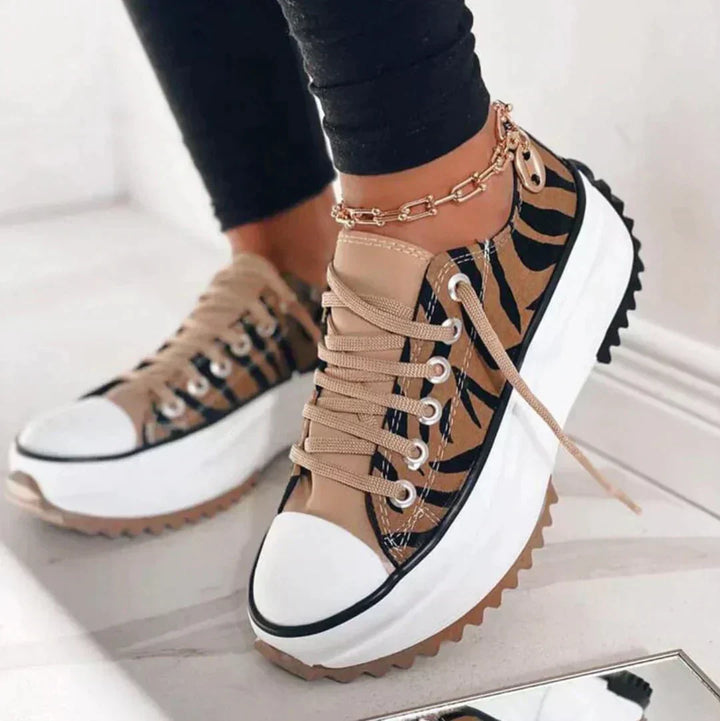 Dominique™ | Elegante plateausneakers