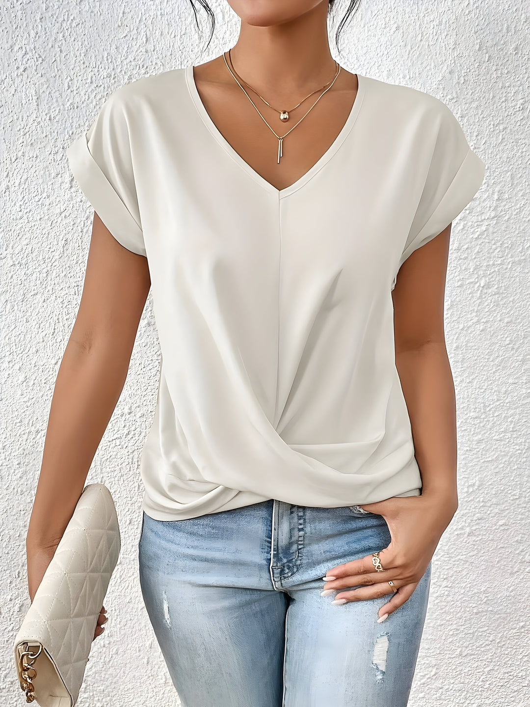 Ariana™ | Elegant top med knude