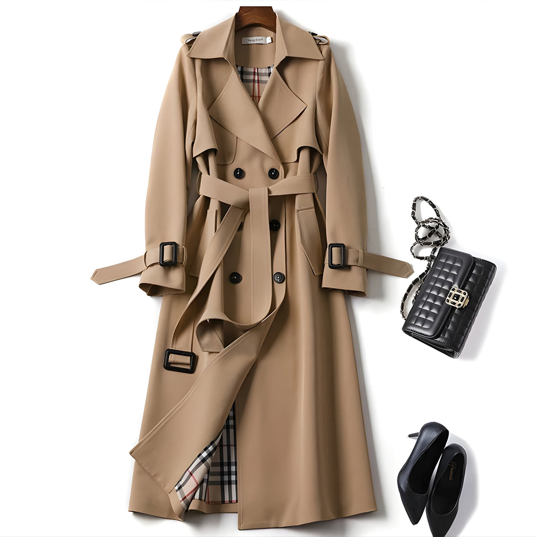 Elena™ | Elegant trenchcoat med bælte