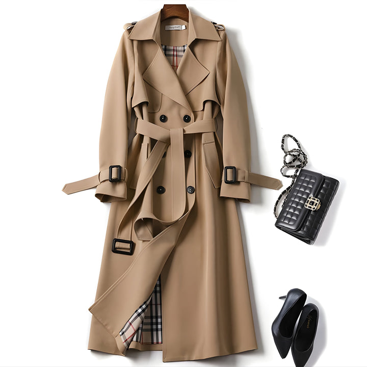 Elena™ | Elegant trenchcoat med bælte