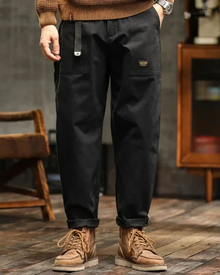Riccardo™ | Vintage cargo-bukser i bomuld