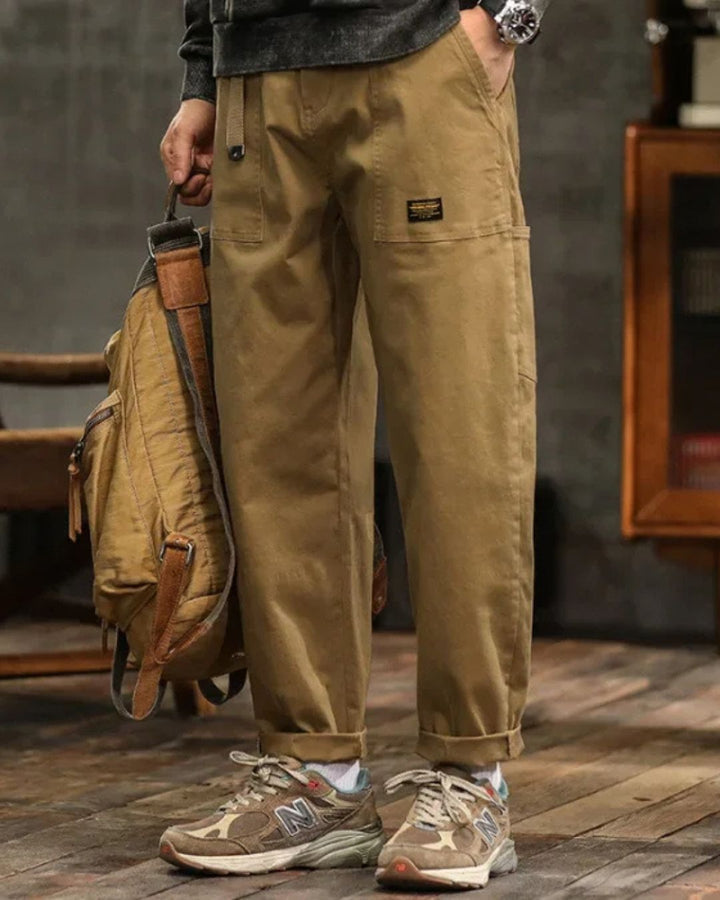 Riccardo™ | Vintage cargo-bukser i bomuld