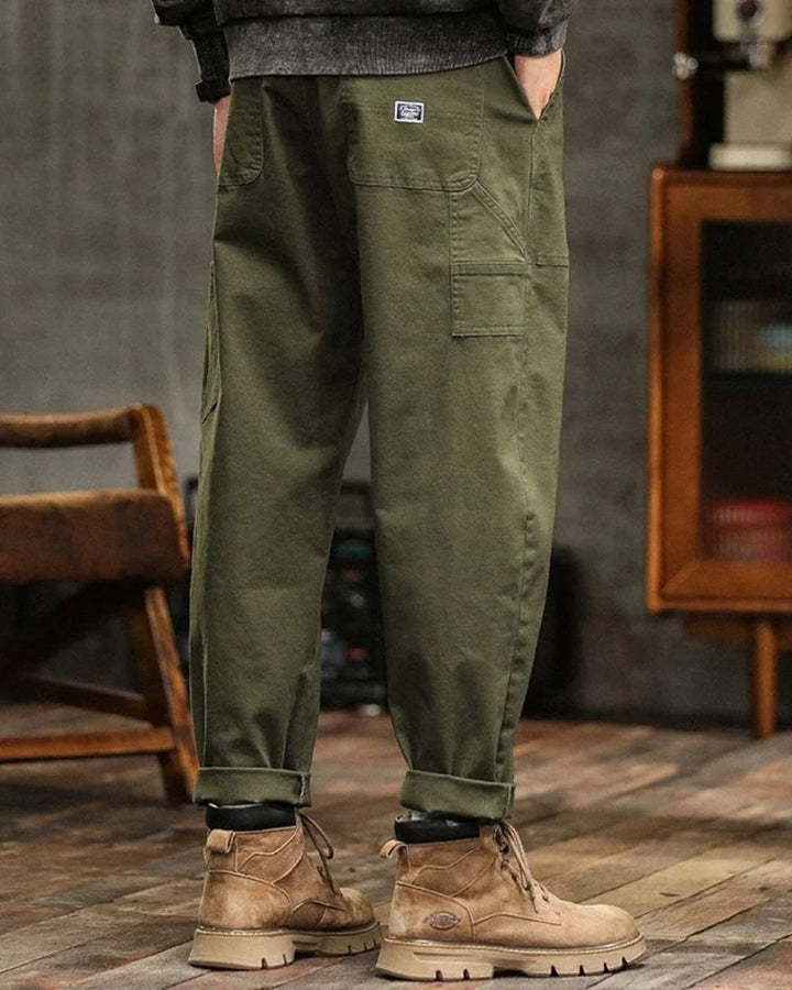 Riccardo™ | Vintage cargo-bukser i bomuld