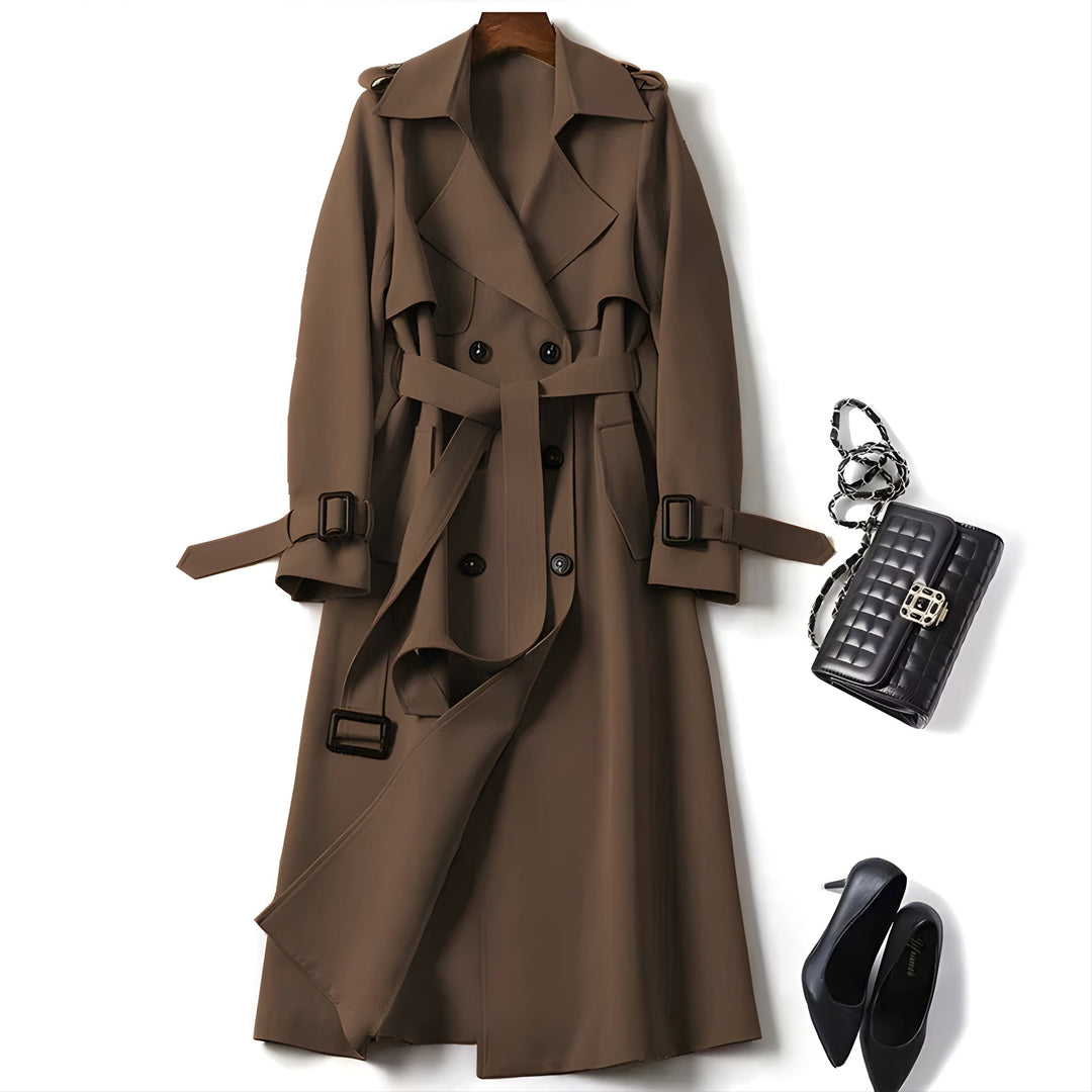 Elena™ | Elegant trenchcoat med bælte