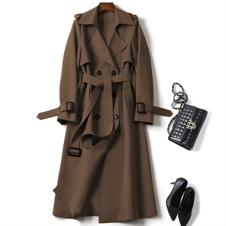 Elena™ | Elegant trenchcoat med bælte