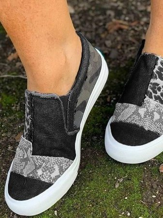 Noni™ | Komfortable patchwork-slip-ons