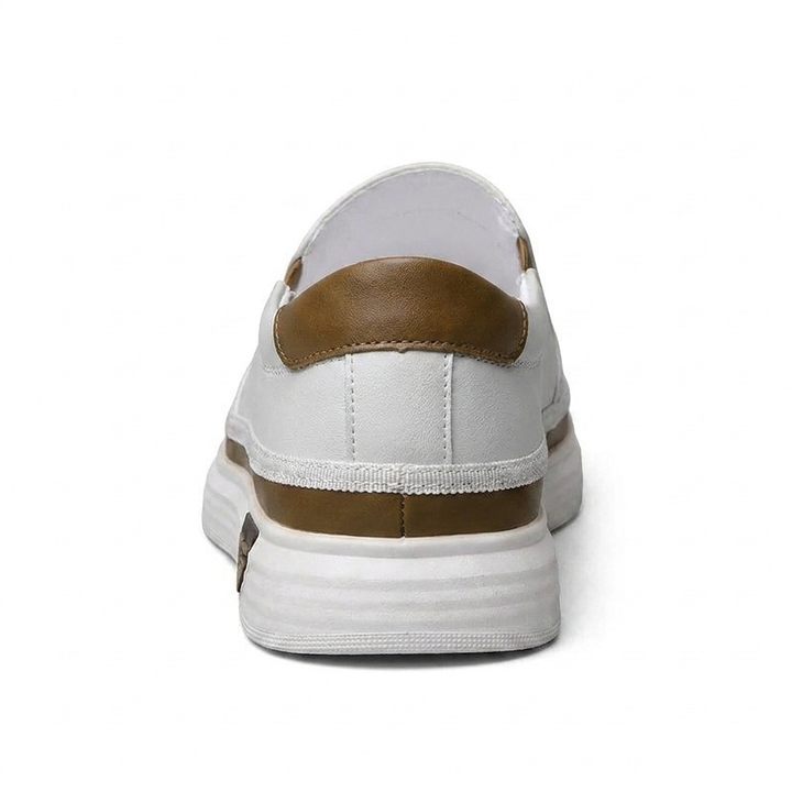 Aksel™ | Sorte slip-on lædersneakers