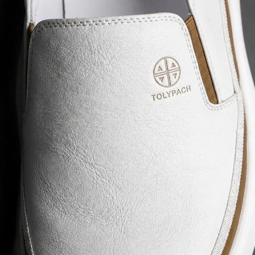 Aksel™ | Sorte slip-on lædersneakers