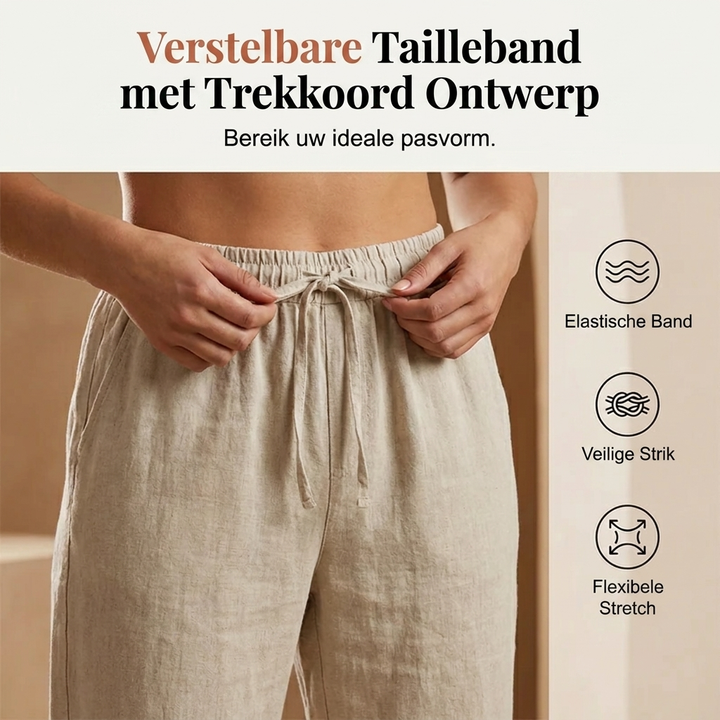 Heidi™ | Shorts i bomuld og hør