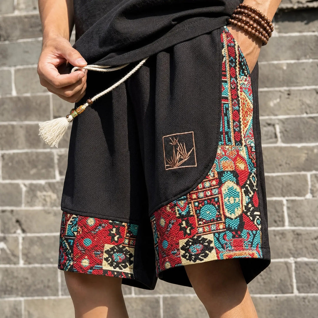 Matteo tapestry-shorts pasform