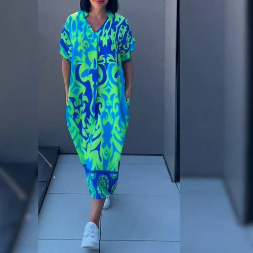 Mia™ | Let sommerkjole med livligt print