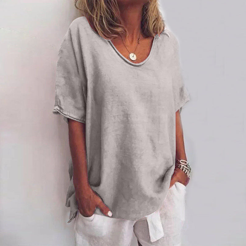 Annie™ | Komfortabel sommerbluse i blødt stof