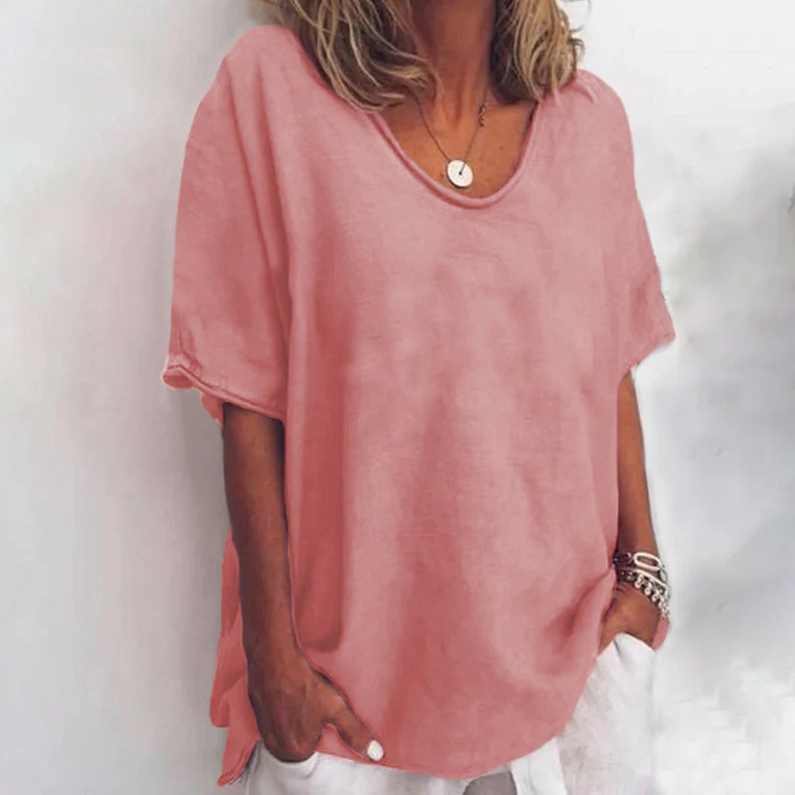 Annie™ | Komfortabel sommerbluse i blødt stof
