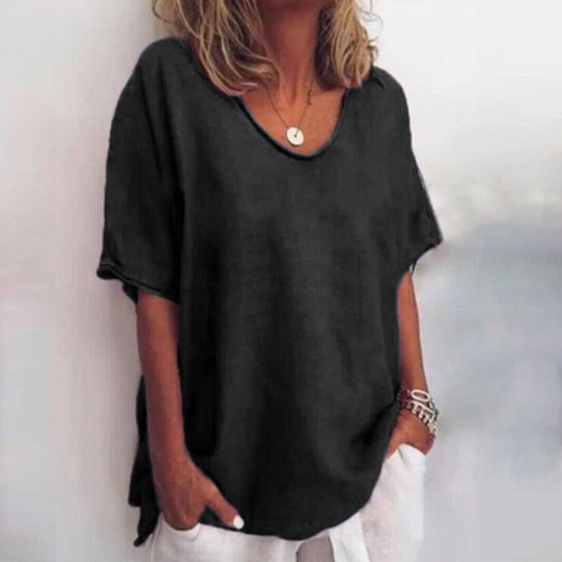 Annie™ | Komfortabel sommerbluse i blødt stof