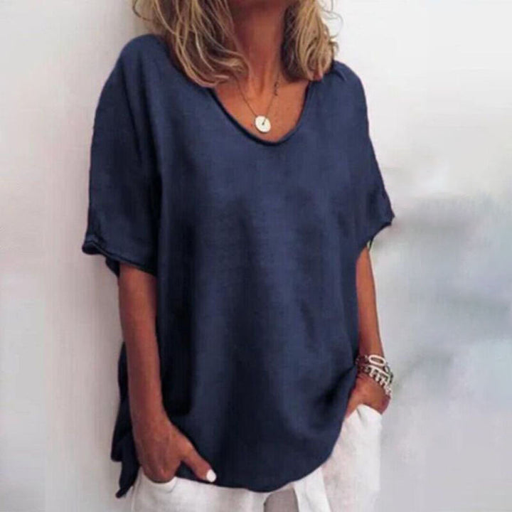 Annie™ | Komfortabel sommerbluse i blødt stof