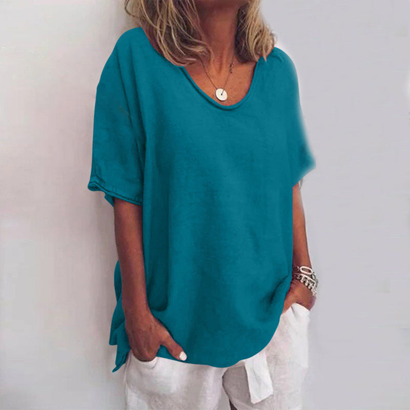 Annie™ | Komfortabel sommerbluse i blødt stof