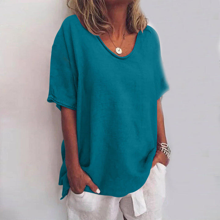 Annie™ | Komfortabel sommerbluse i blødt stof