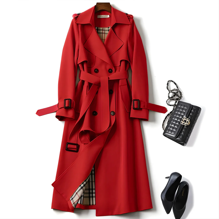 Elena™ | Elegant trenchcoat med bælte