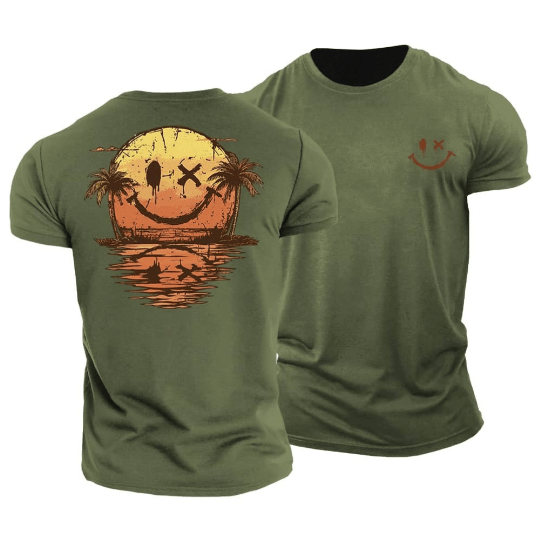 Ray™ | Grafisk T-shirt “Smiley Sea”