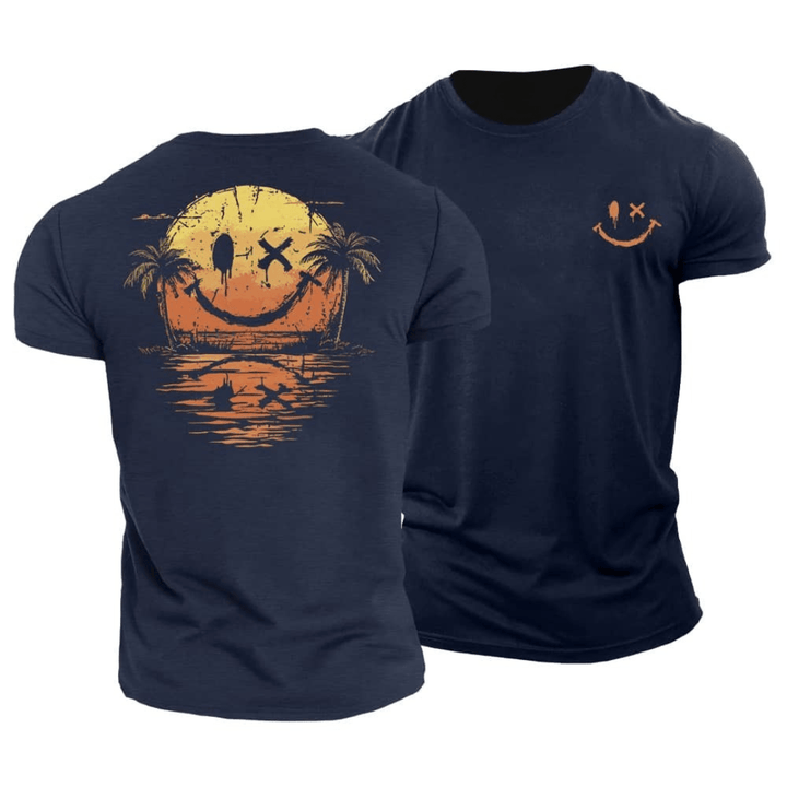 Ray™ | Grafisk T-shirt “Smiley Sea”