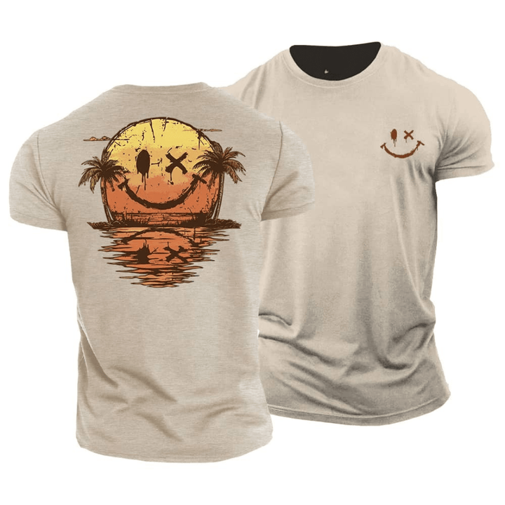 Ray™ | Grafisk T-shirt “Smiley Sea”