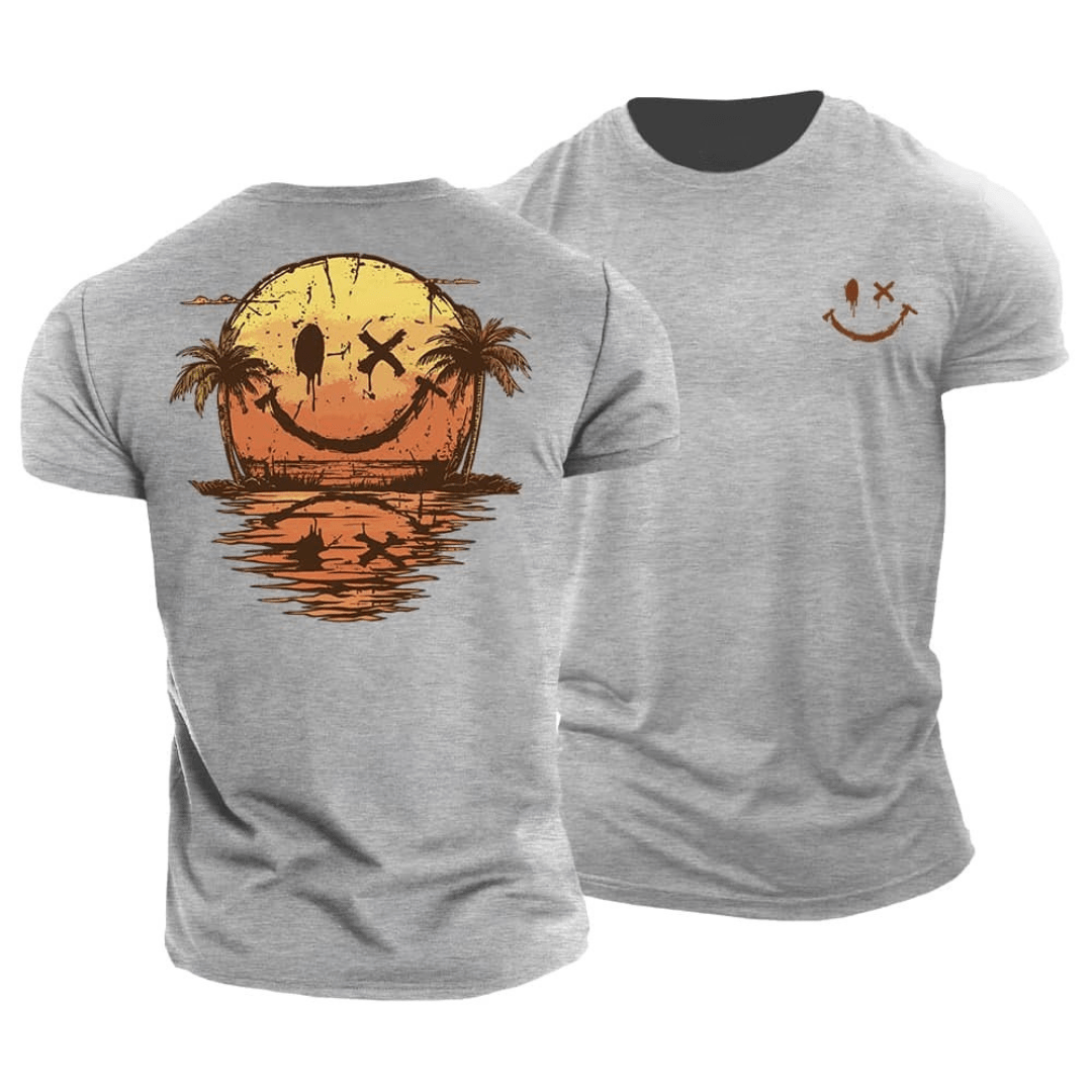 Ray™ | Grafisk T-shirt “Smiley Sea”