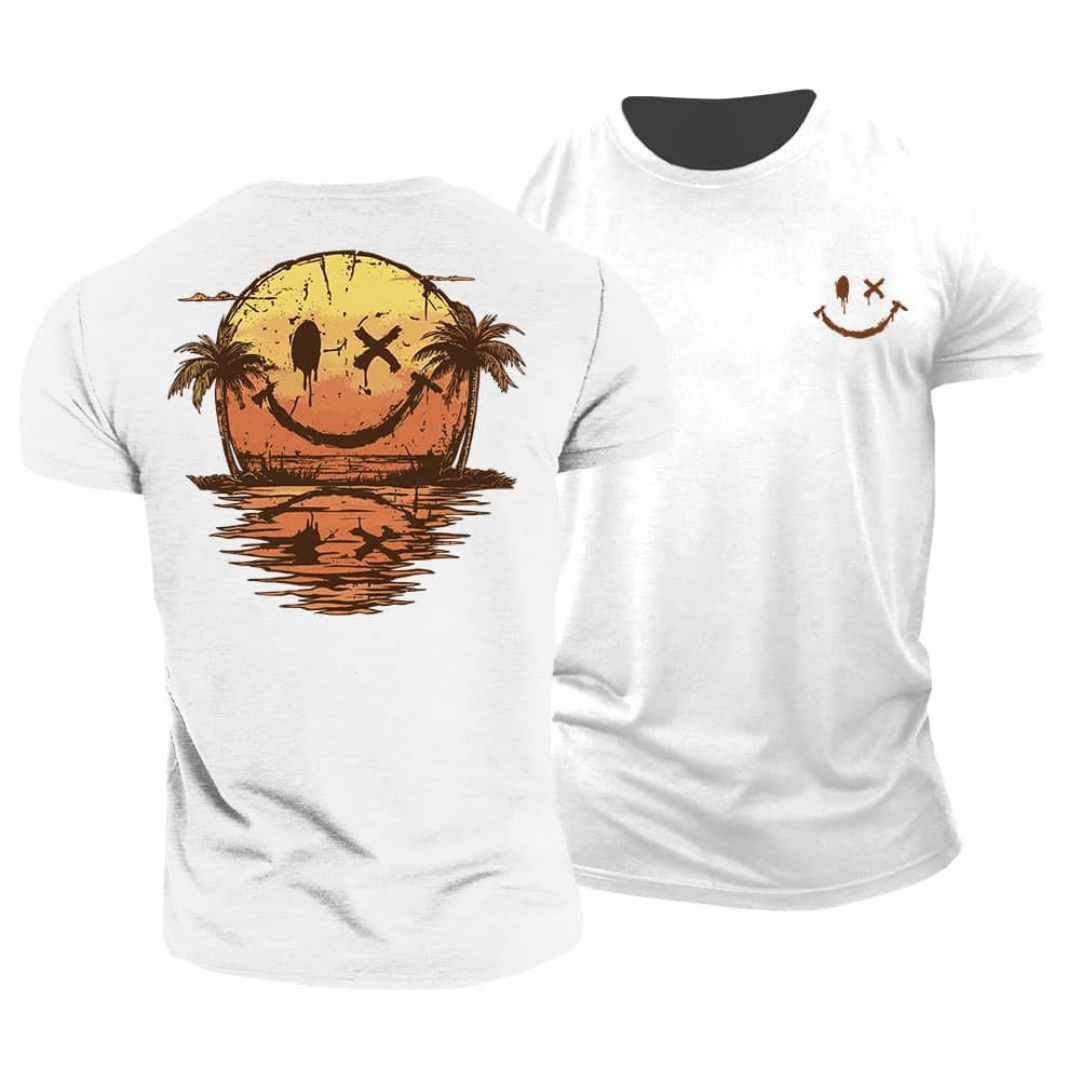 Ray™ | Grafisk T-shirt “Smiley Sea”