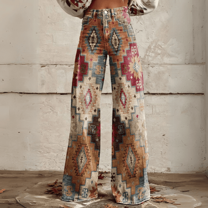 Raisa™ | Boho-bukser med vide ben