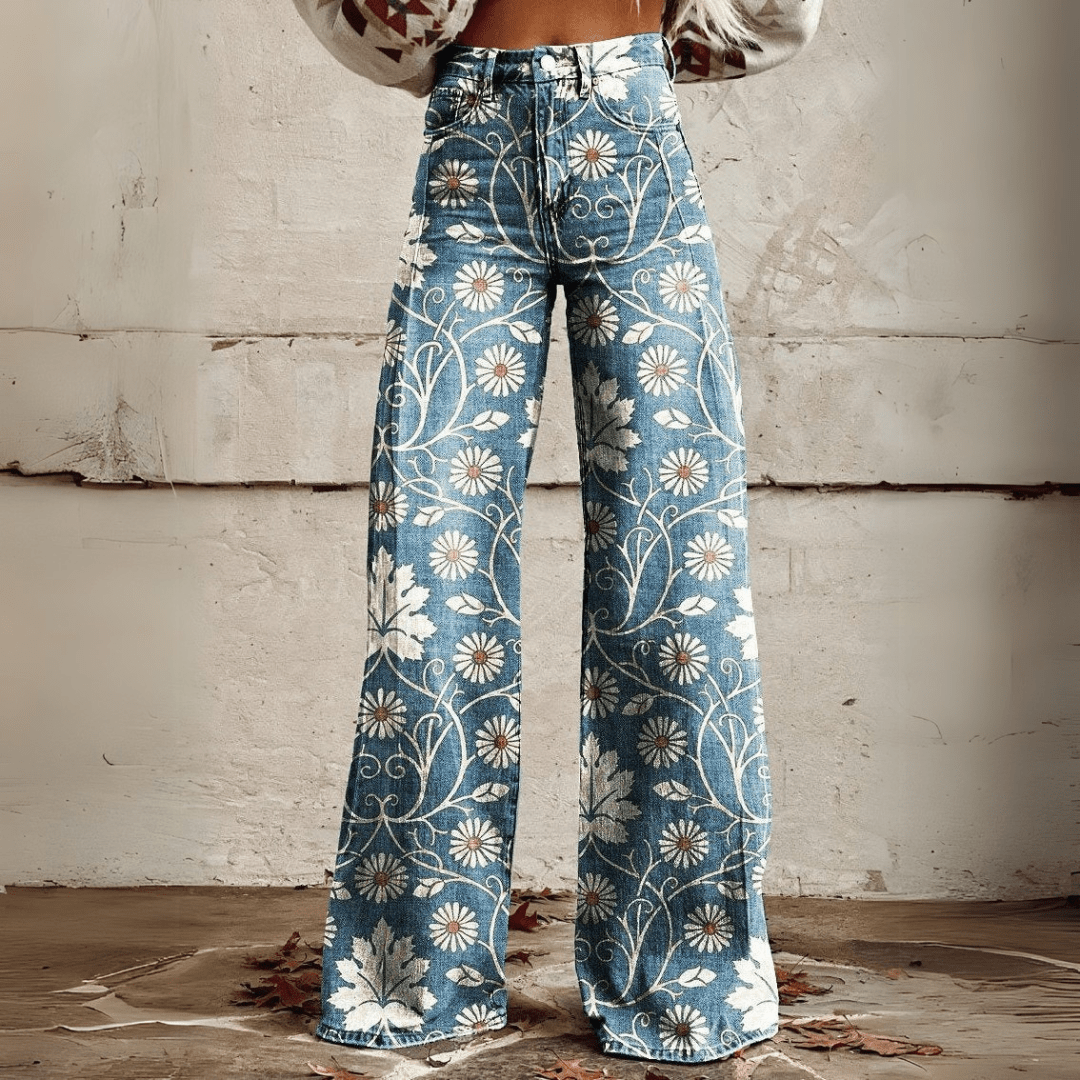 Raisa™ | Boho-bukser med vide ben