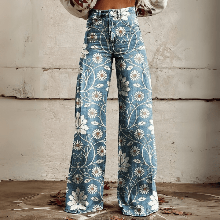 Raisa™ | Boho-bukser med vide ben