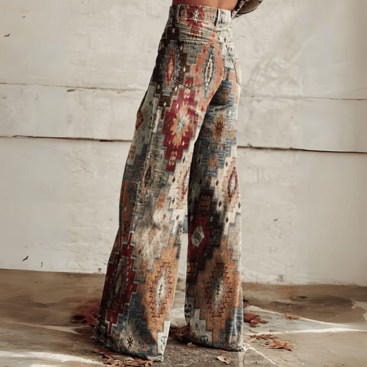 Raisa™ | Boho-bukser med vide ben