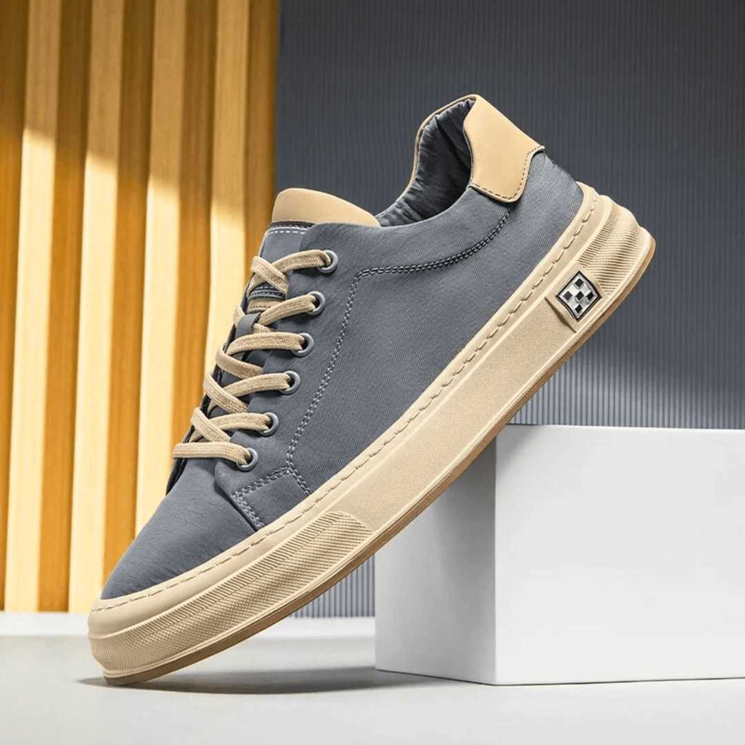 Marco sneakers Oceanblå forfra