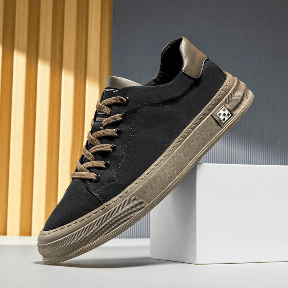 Marco sneakers Obsidiansort forfra