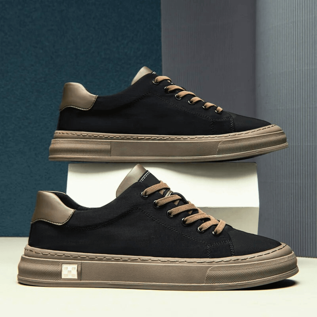 Marco sneakers Obsidiansort sål