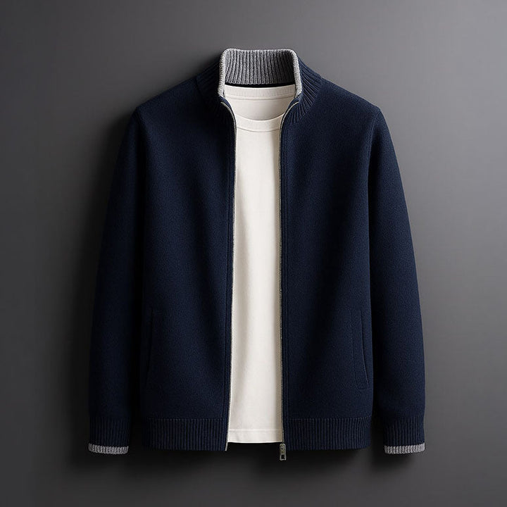 Daniele™ | Premium uldcardigan med lynlås